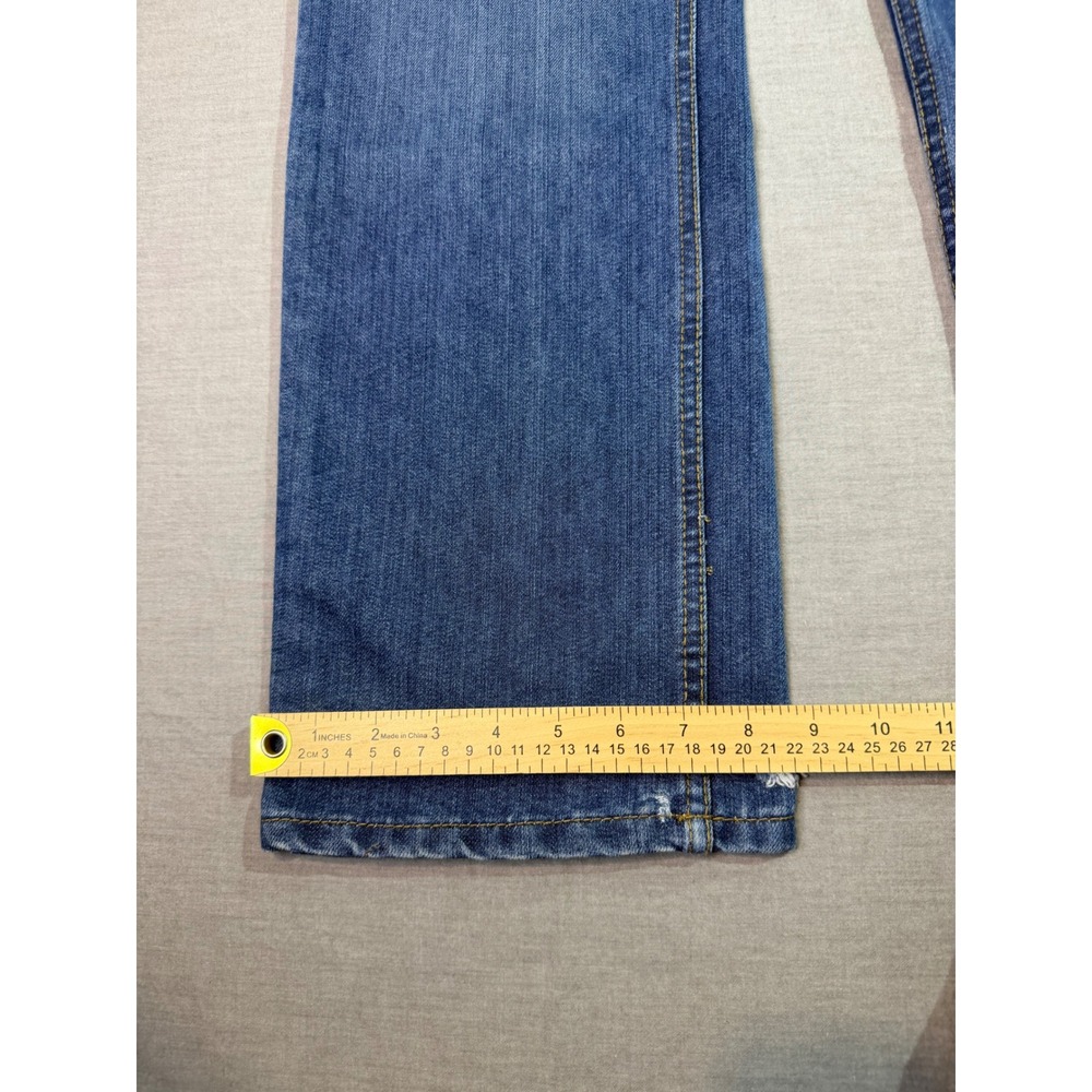Levi's 505 Regular Fit Jeans Boys 18 Reg 29x29 Blue Good Straight Leg Denim - Picture 6 of 9